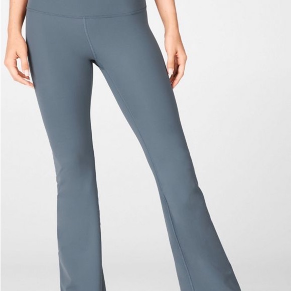 Fabletics Ultra High Waisted PureLuxe Wide Leg Flared Leggings - Picture 3 of 12